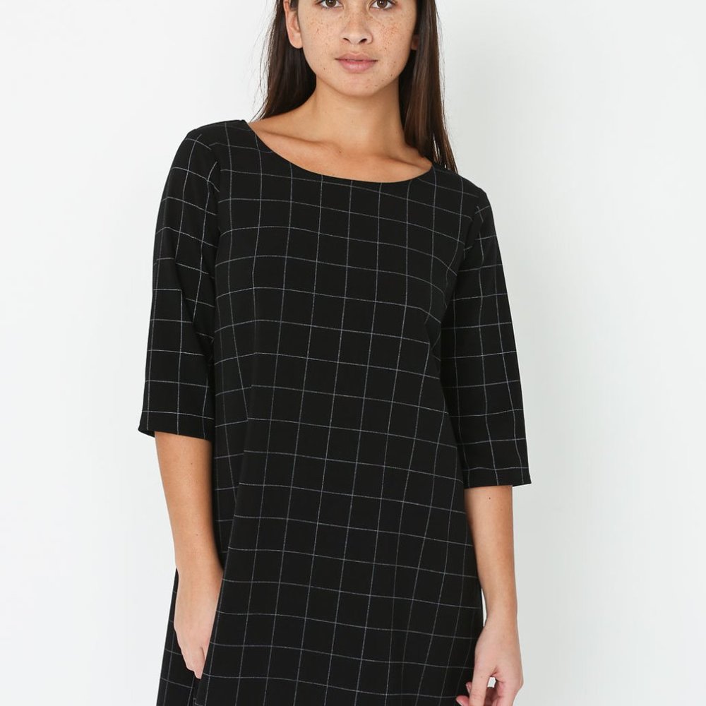 XS/S American Apparel Grid Shift Tent Dress